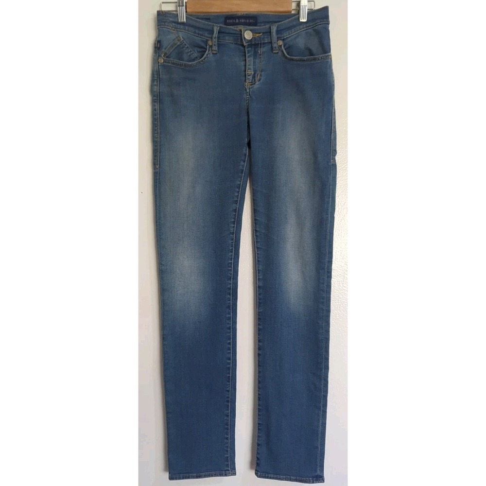 Rock and Republic Women's Berlin Skinny jeans 6M Straight Leg